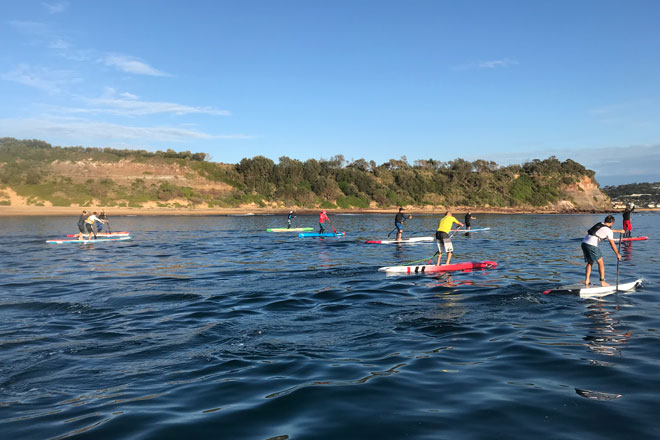 Training auf dem Meer mit der Trainingscrew